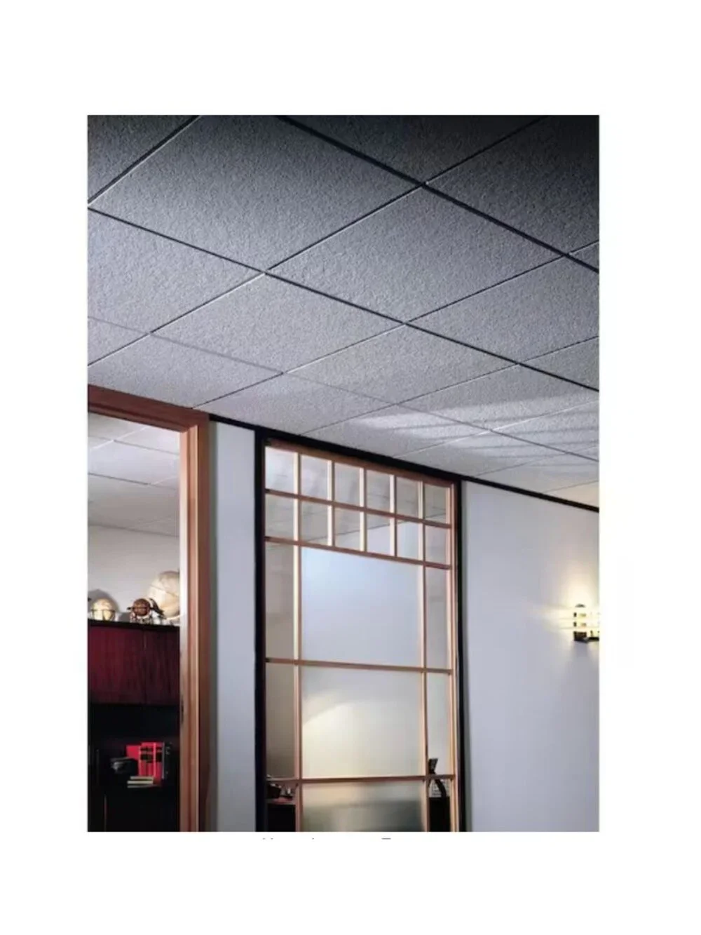 USG Ceilings Luna White 2x2 Lay-In Ceiling Tile Case of 4 (16 sq ft) R76775